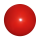 Mini plastic bal 10 cm - druk op 1 positie rood