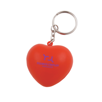 Afbeelding van relatiegeschenk:Anti-stress Hart met sleutelhanger