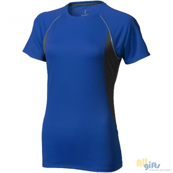 Afbeelding van relatiegeschenk:Quebec cool fit dames t-shirt met korte mouwen