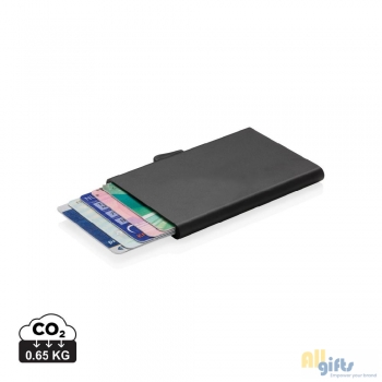 Afbeelding van relatiegeschenk:C-Secure aluminium RFID kaarthouder