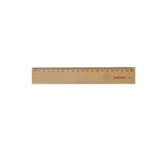 Houten liniaal 20cm bedrukken