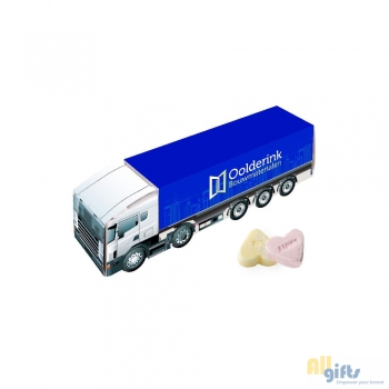 Afbeelding van relatiegeschenk:Medium truck met vruchtenhartjes