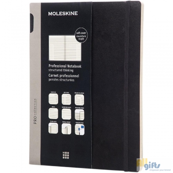 Afbeelding van relatiegeschenk:Moleskine Pro notebook XL softcover