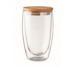 Dubbelwandig drinkglas 450ml bedrukken
