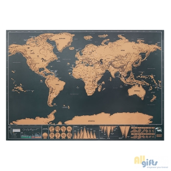 Afbeelding van relatiegeschenk:Wereld-kraskaart