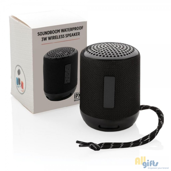 huurder Verslaving douche Soundboom IPX4 waterdichte 3W draadloze speaker - onbedrukte en bedrukt  relatiegeschenken