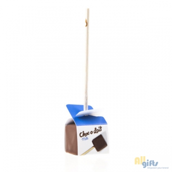 Afbeelding van relatiegeschenk:Chocolademelk - ChocoStick - Melkchocolade Warme chocolademelk