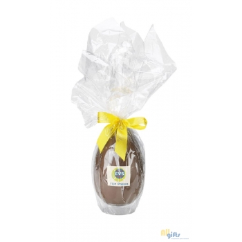Afbeelding van relatiegeschenk:Chocolade Paasei 24 cm luxe, gevuld