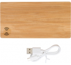 Bamboe powerbank Walter bedrukken