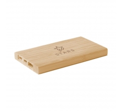 Bamboo 4000 Powerbank externe oplader bedrukken