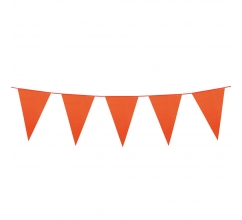 St. PE minivlaggenlijn oranje (3 m) bedrukken