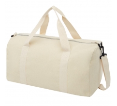 Pheebs 450 g/m² duffel bag van gerecycled katoen en polyester 24L bedrukken