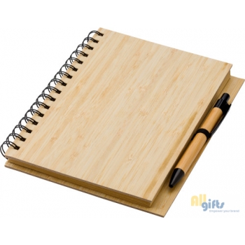 Afbeelding van relatiegeschenk:Bamboe notitieboek
