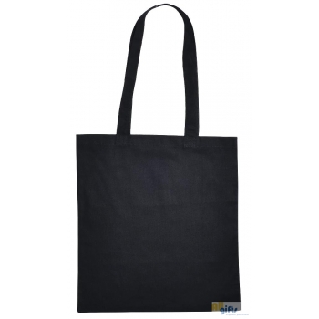 Afbeelding van relatiegeschenk:Katoenen tas lang hengsel - GOTS Fairtrade