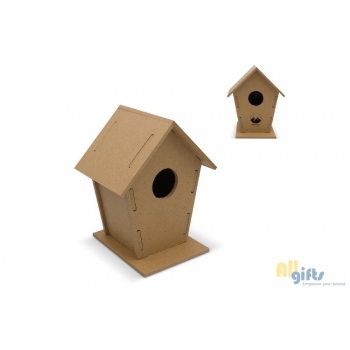 Afbeelding van relatiegeschenk:Vogelhuisje bouwpakket