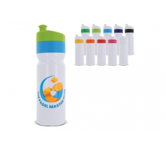 Sport bidon met rand 750ml bedrukken