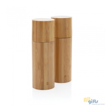Afbeelding van relatiegeschenk:Ukiyo bamboe zout- en pepermolenset