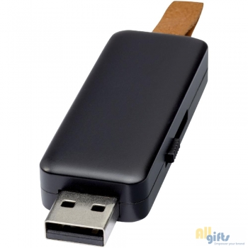 Afbeelding van relatiegeschenk:Gleam oplichtende USB flashdrive 4 GB