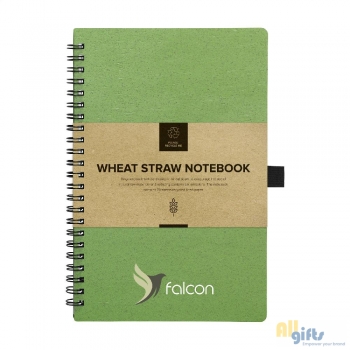 Afbeelding van relatiegeschenk:Wheatfiber Notebook A5 notitieboek tarwestro