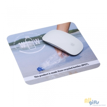 Afbeelding van relatiegeschenk:RPET MousePad Cleaner Anti-Slip muismat