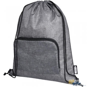 Afbeelding van relatiegeschenk:Ash gerecyclede opvouwbare tas met trekkoord 7L