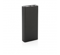 Terra RCS gerecyclede 20W aluminium powerbank 20.000 mAh bedrukken