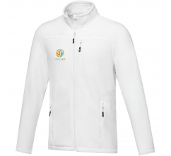 Amber GRS gerecycled heren fleece jas met volledige rits bedrukken