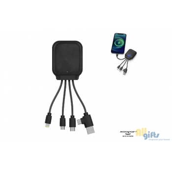 Afbeelding van relatiegeschenk:4001 | Xoopar Iné Gamma Charging cable with NFC and 3.000mAh Powerbank