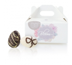 Mini Bloom - Chocolade paaseitjes Chocolade paaseitjes bedrukken