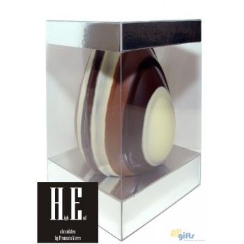 Afbeelding van relatiegeschenk:Chocolade Paasei 20 cm "Exclusive 5"