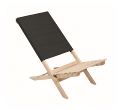 Opvouwbare houten strandstoel bedrukken