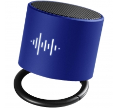 SCX.design S26 speaker 3W voorzien van ring met oplichtend logo bedrukken