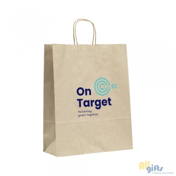 Afbeelding van relatiegeschenk:Leaf It Bag gerecycled graspapier (90 g/m²) M