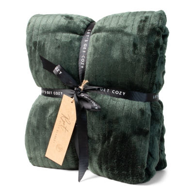 Afbeelding van relatiegeschenk:JENS Living Gift Plaid RPET Groen