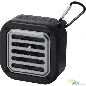 Afbeelding van relatiegeschenk:Solo IPX5 Bluetooth® speaker op zonne-energie van 3 W van RCS gerecycled plastic met 