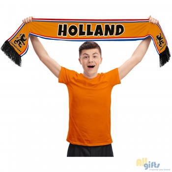 Afbeelding van relatiegeschenk:Sjaal Oranje Holland - 150 cm