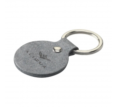 Recycled Denim Textile Keyring Round sleutelhanger bedrukken