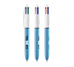 BIC® 4 Colours Shine balpen bedrukken