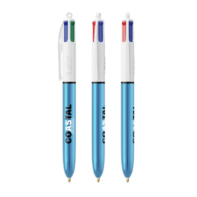 Afbeelding van relatiegeschenk:BIC® 4 Colours Shine balpen