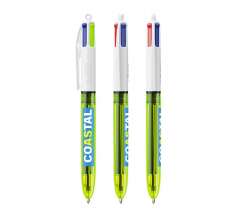 BIC® 4 Colours Fluo balpen bedrukken