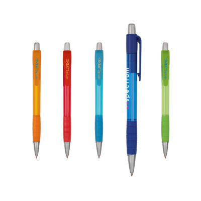 Afbeelding van relatiegeschenk:Striped Grip pen