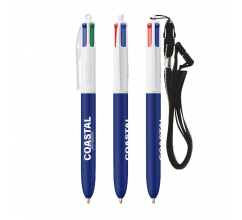 BIC® 4 Colours Soft with Lanyard bedrukken