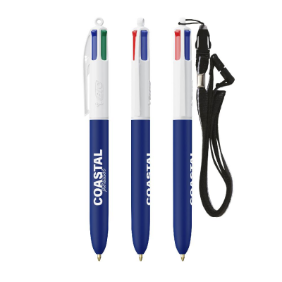 Afbeelding van relatiegeschenk:BIC® 4 Colours Soft with Lanyard