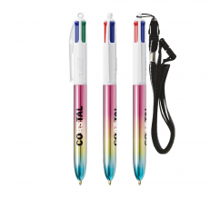 BIC® 4 Colours® Gradient + Lanyard bedrukken