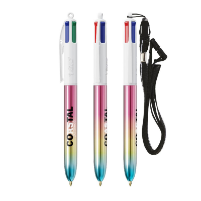 Afbeelding van relatiegeschenk:BIC® 4 Colours® Gradient + Lanyard