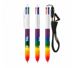 BIC® 4 Colours® Rainbow Decor + Lanyard bedrukken