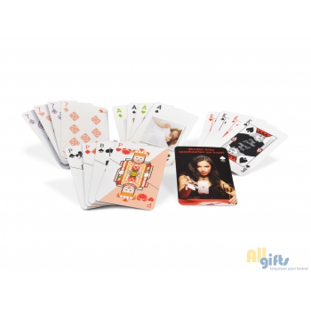 Afbeelding van relatiegeschenk:Kaartspel met eigen speelzijde