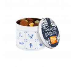 Delftsblauw blik met strooigoed Delftsblauw blik met strooigoed bedrukken