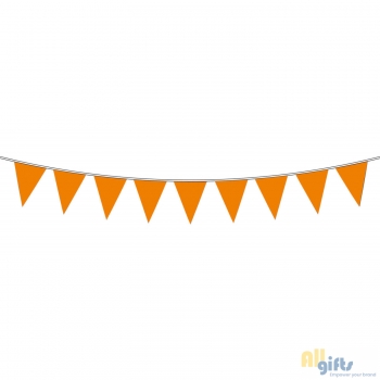 Afbeelding van relatiegeschenk:Oranje Vlaggenlijn - 10 meter